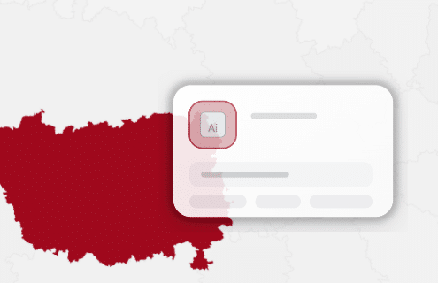 Gebietsanalyse in easymap mit integriertem KI-Chat und Assistenzpanel
